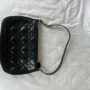 Vintage Dior Black Denim Bag